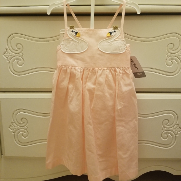 Blush pink swan dress - Picture 4 of 4